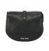 Madras Logo Flap Bag, &pound;650, Handbags, Black, Leather, Back view